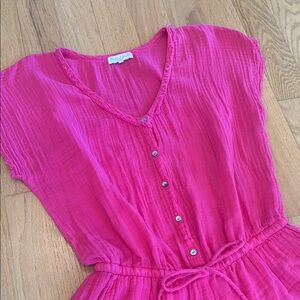 Micheal Stars pink romper women’s size medium